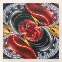 Untersetzer mit deutschen Farben