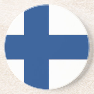 Untersetzer mit Flagge Finnlands
