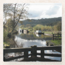 Untersetzer mit Kanalmotiv