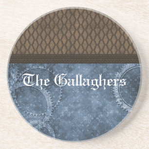 Untersetzer mit Metallgetriebe, blau