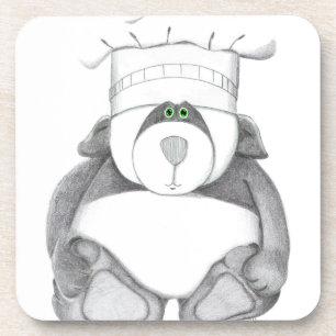 Untersetzer mit Panda-Bärenbild