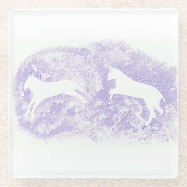 Untersetzer mit Pferdedesign (Vorderseite)