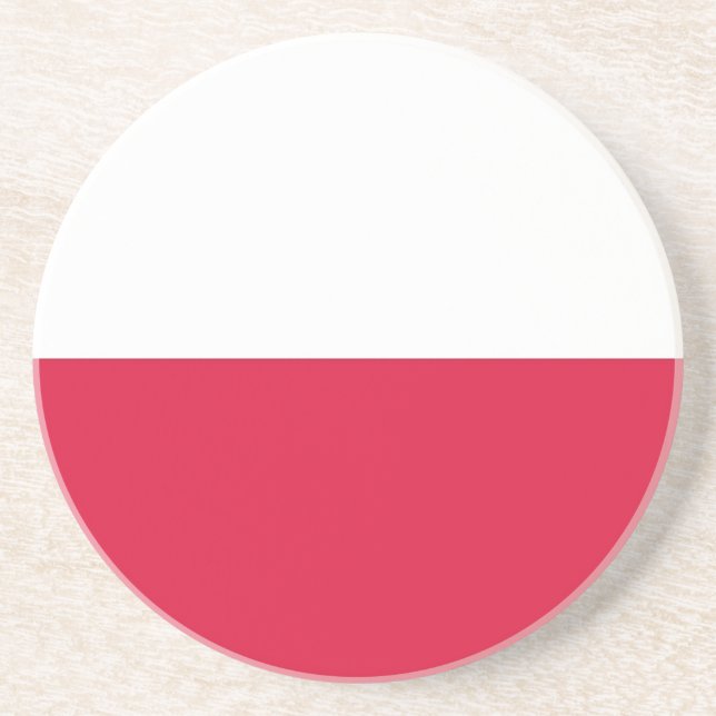 Untersetzer mit polnischer Flagge (Vorne)