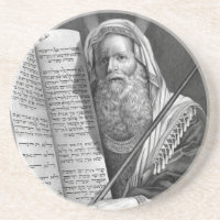 Untersetzer "Moses and the Zen Gebote"