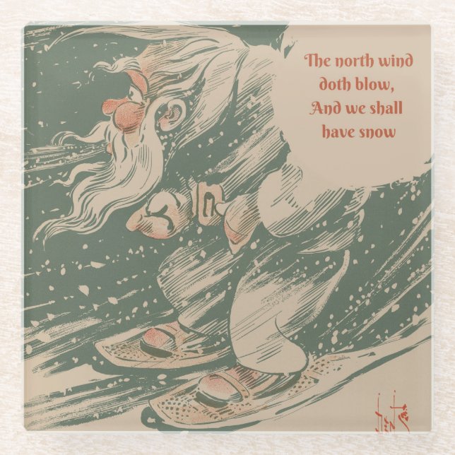 Untersetzer Nord Wind (Vorderseite)