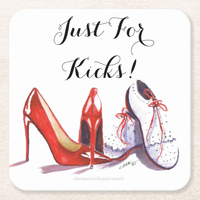 Untersetzer - nur für Kicks (Vorderseite)