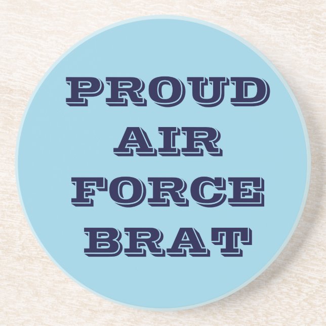 Untersetzer Proud Air Force Brat (Vorne)