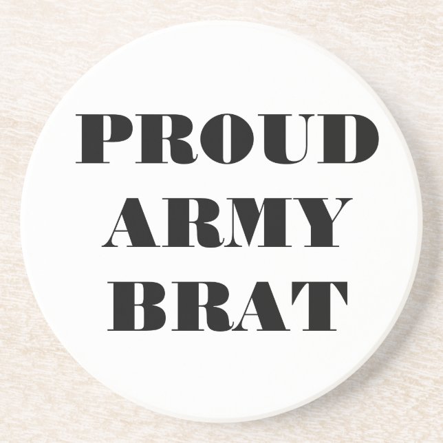Untersetzer Proud Army Brat (Vorne)