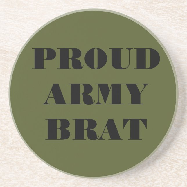 Untersetzer Proud Army Brat (Vorne)