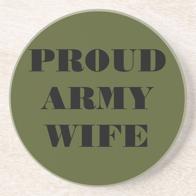 Untersetzer Proud Army Ehefrau (Vorne)