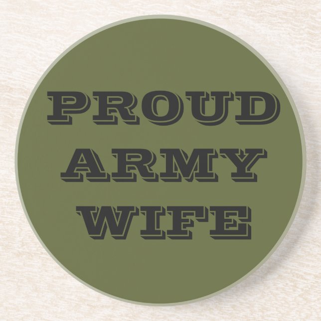 Untersetzer Proud Army Ehefrau (Vorne)