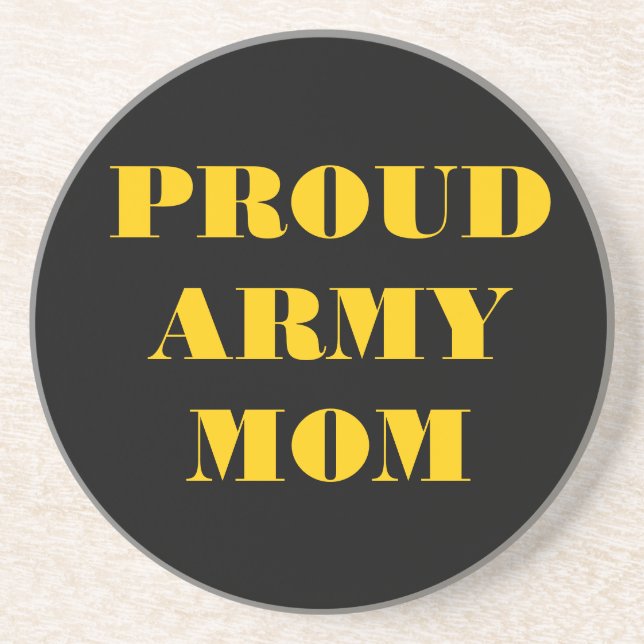 Untersetzer Proud Army Mama (Vorne)