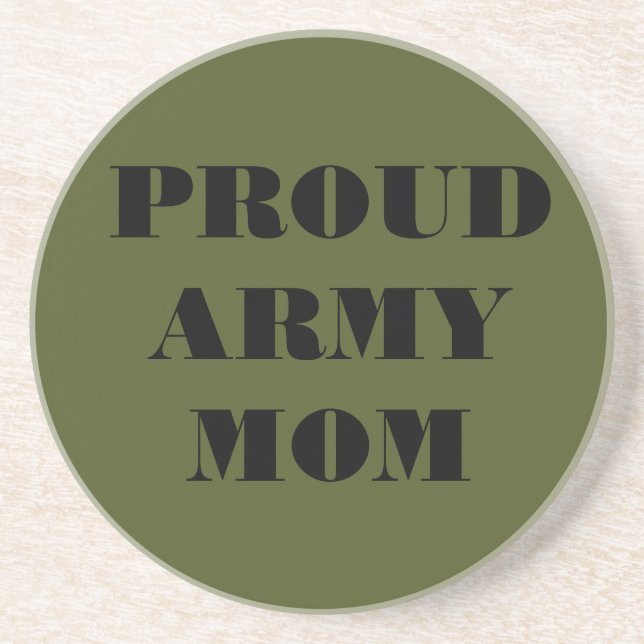 Untersetzer Proud Army Mama (Vorne)