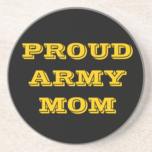 Untersetzer Proud Army Mama (Vorne)
