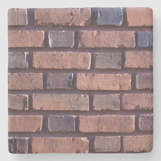 Untersetzer Red Brick Wall Square (Vorderseite)
