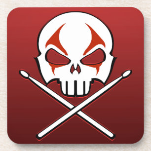 Untersetzer-Rock & Roll-Drummer-Untersetzer für Sc Getränkeuntersetzer