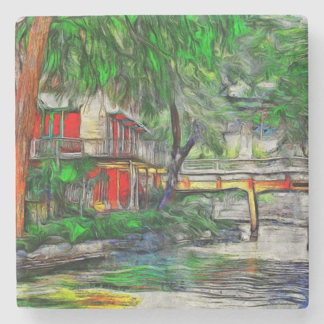 Untersetzer San Antonio Riverwalk (Vorderseite)