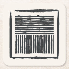 Untersetzer schwarz und weiß