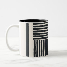 Untersetzer schwarz und weiß zweifarbige tasse