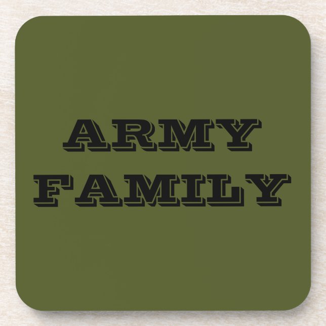 Untersetzer Set Army Family (Vorderseite)