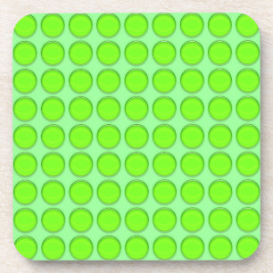 Untersetzer Set - Grüne Punkte