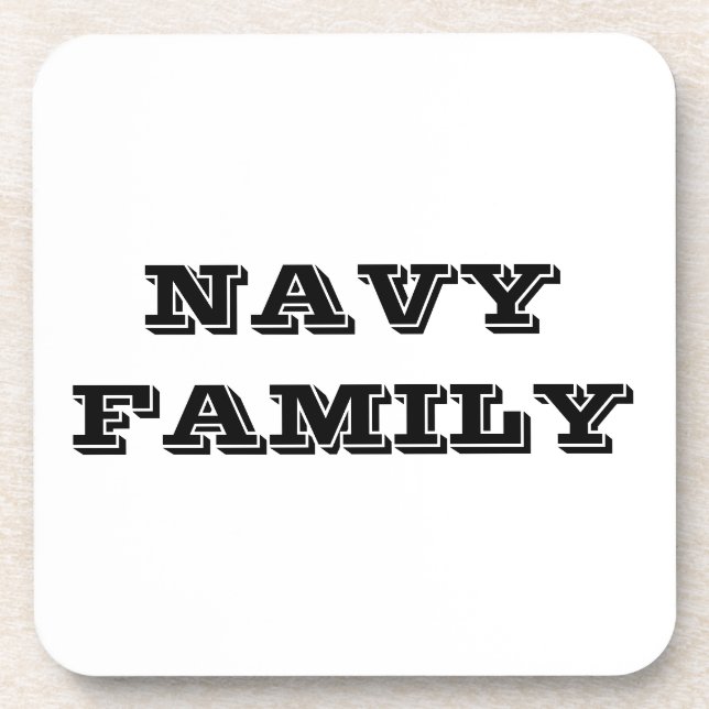 Untersetzer Set Navy (Vorderseite)