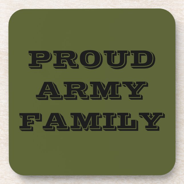 Untersetzer Set Proud Army (Vorderseite)