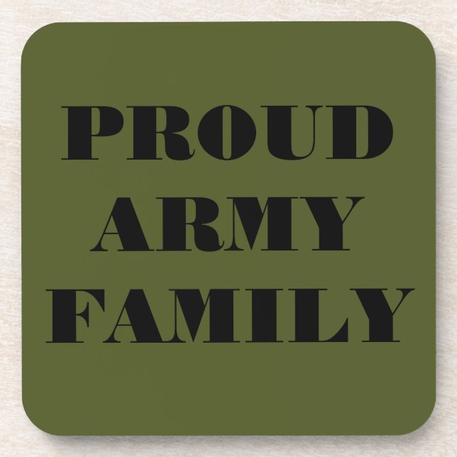 Untersetzer Set Proud Army (Vorderseite)