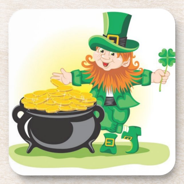 Untersetzer-Set St. Patricks Tages Getränkeuntersetzer (Vorderseite)