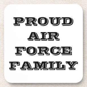 Untersetzer-Set Stolz Air Force Familie Getränkeuntersetzer