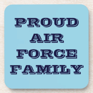 Untersetzer Set - Stolze Luftwaffenfamilie
