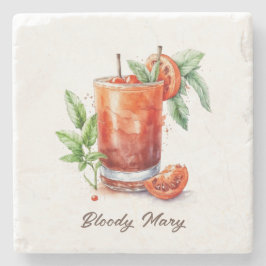 Untersetzer, Stone - Bloody Mary Steinuntersetzer
