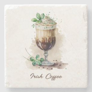 Untersetzer, Stone - Irish Coffee Steinuntersetzer