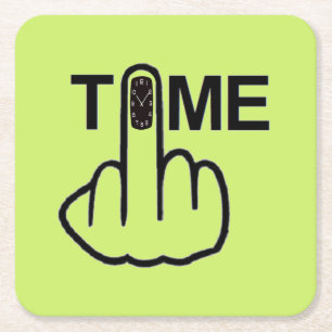 Untersetzer Time Gedreht