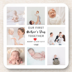 Untersetzer   Unser erstes Foto zum Muttertag