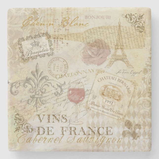 Untersetzer Vins Des Frankreich II (Vorderseite)