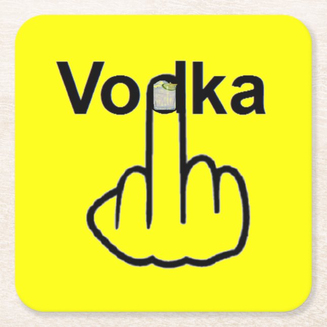 Untersetzer Vodka Drehte (Vorderseite)