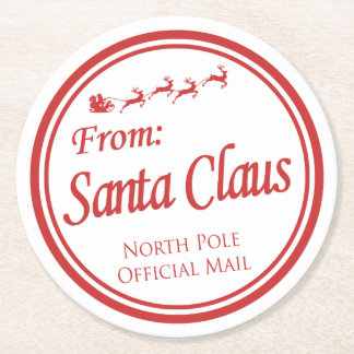 Untersetzer vom Weihnachtsmann