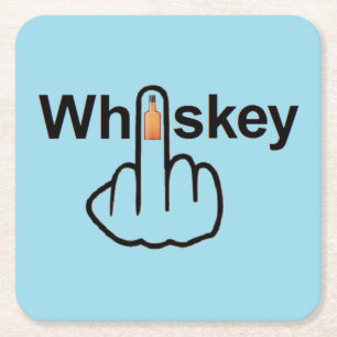 Untersetzer-Whisky drehen um Rechteckiger Pappuntersetzer
