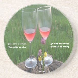 Untersetzer Wine Gedicht von Ladee Basset