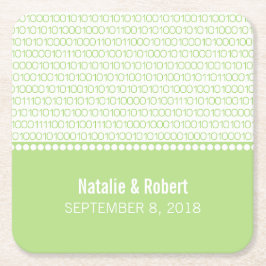 Untersetzer zum Binary Code von Green Geek Chic