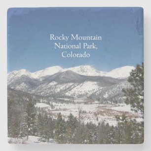 Untersetzer zum Nationalpark Rocky Mountains