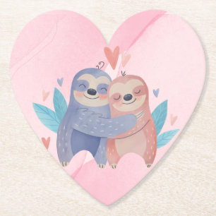 Untersetzer zum niedlichen Valentinstag