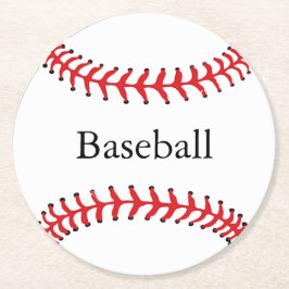 Untersetzer zum Sticken von Baseball-Designpapier