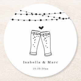 Untersetzer zum Toast Rundpapier