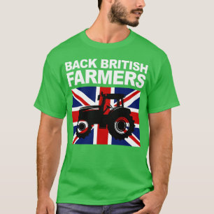 Unterstütze britische Landwirte UK-Landwirtschaft T-Shirt