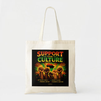 Unterstütze den Culture Tote Tragetasche