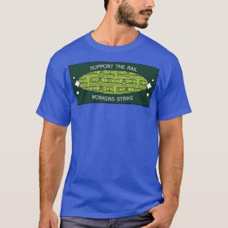 Unterstütze den Streik der Eisenbahner RMT T-Shirt