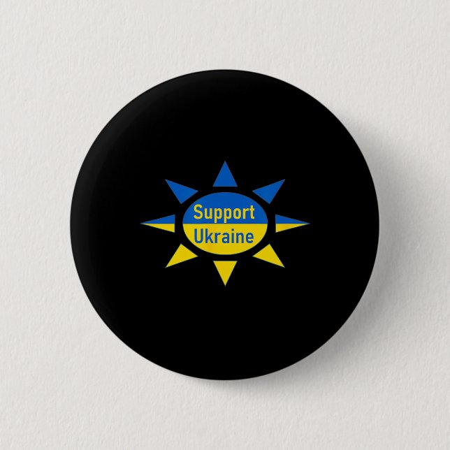 Unterstütze die Ukraine  Button (Vorderseite)