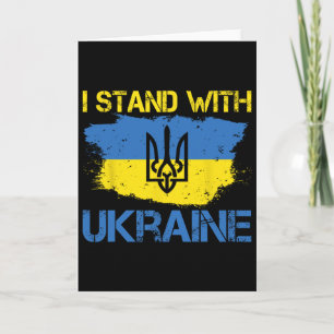 Unterstütze die Ukraine mit dieser Ukraine-Flagge  Karte